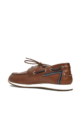 Aquatalia Lido Leather Boat Shoe