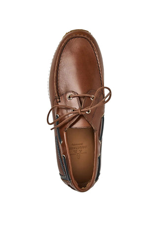 Aquatalia Lido Leather Boat Shoe