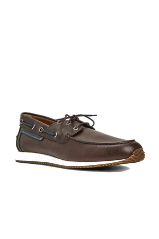 Aquatalia Lido Leather Boat Shoe