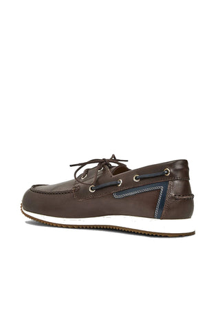 Aquatalia Lido Leather Boat Shoe