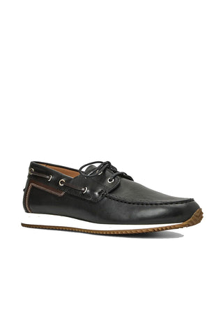 Aquatalia Lido Leather Boat Shoe