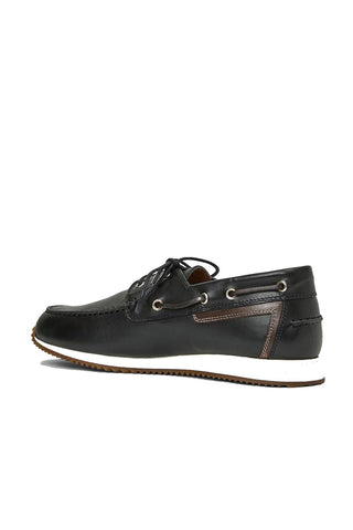Aquatalia Lido Leather Boat Shoe