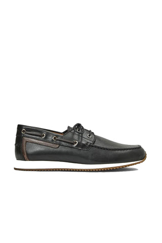 Aquatalia Lido Leather Boat Shoe