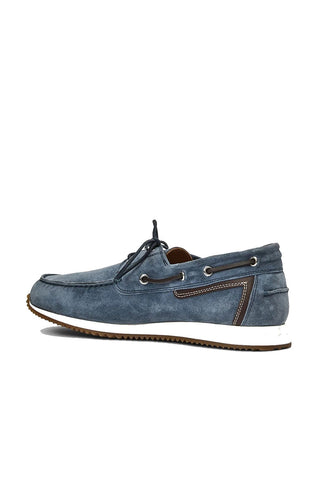 Aquatalia Lido Suede Boat Shoe