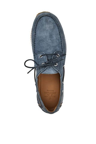 Aquatalia Lido Suede Boat Shoe