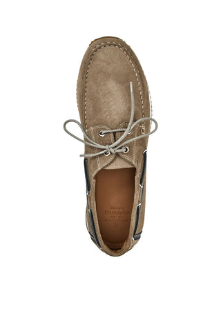 Aquatalia Lido Suede Boat Shoe