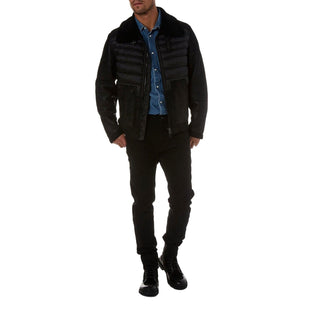 Aquatalia Lombardy Nylon & Shearling Jacket-AmbrogioShoes