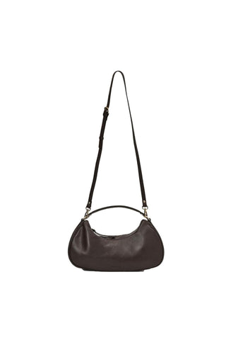 Aquatalia Luna Leather Crescent Bag