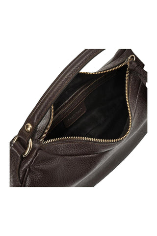 Aquatalia Luna Leather Crescent Bag