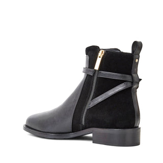 Aquatalia Nettie Women’s Shoes Suede & Calf-Skin Leather Boot (AQW1012)-AmbrogioShoes