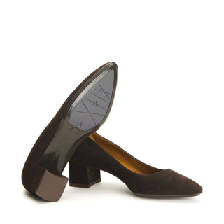 Aquatalia Pasha Women’s Shoes Suede Leather Slip-On Pump (AQW1055)-AmbrogioShoes