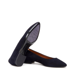 Aquatalia Penina Women’s Shoes Suede Leather Slip-On Flat (AQW1050)-AmbrogioShoes