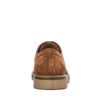 Aquatalia Placido Suede Leather Derby-AmbrogioShoes