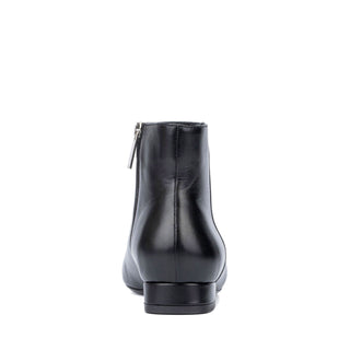 Aquatalia Prisilla Women’s Shoes Calf-Skin Leather Zip-Up Ankle Boot (AQW1014)-AmbrogioShoes