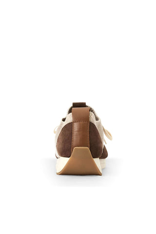 Aquatalia Rolo Fabric & Suede Sneaker