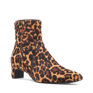 Aquatalia Siella Women’s Shoes Leopard Print Calf-Skin Hair Zip-Up Boot (AQW1019)-AmbrogioShoes