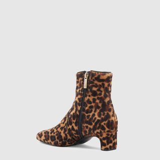 Aquatalia Siella Women’s Shoes Leopard Print Calf-Skin Hair Zip-Up Boot (AQW1019)-AmbrogioShoes