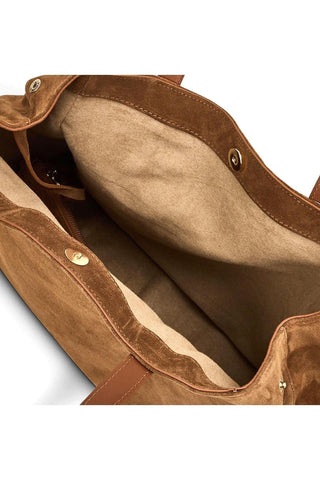 Aquatalia Siena Suede Tote Bag