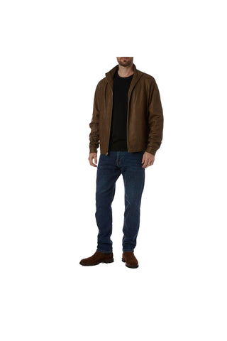 Aquatalia Taranto Leather Jacket