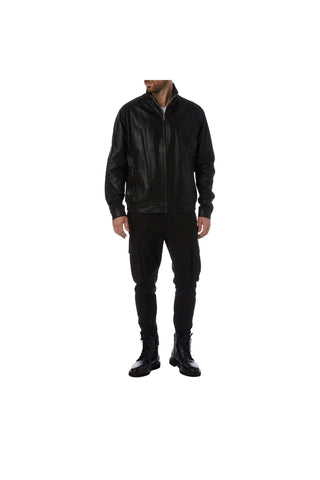Aquatalia Taranto Leather Jacket
