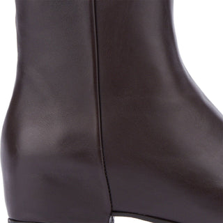 Aquatalia Ulyssa Women’s Shoes Nappa Leather Zip-Up Boot (AQW1009)-AmbrogioShoes