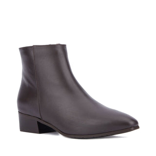 Aquatalia Ulyssa Women’s Shoes Nappa Leather Zip-Up Boot (AQW1009)-AmbrogioShoes