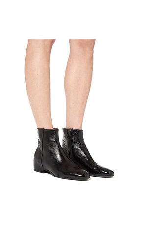 Aquatalia Ulyssa Women’s Shoes Patent Zip-Up Boot (AQW1010)
