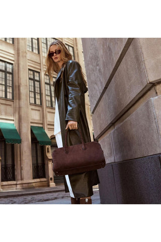 Aquatalia Vista Suede Satchel