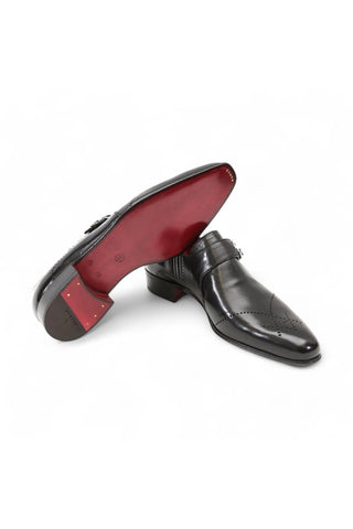 Artioli Adriano Buffalo Leather Double Monk-Straps Loafers (ART1000)