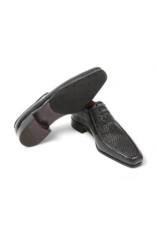 Artioli Aldo Full Grain / Woven Leather Oxfords (ART1001)