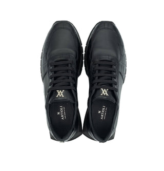 Artioli Alexis Exotic Crocodile / Calf-Skin Leather Sneaker (ART1126)-AmbrogioShoes
