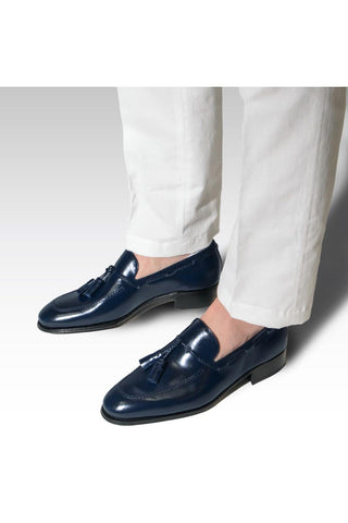 Artioli Argo Calf-Skin Leather Tassel Loafer (ART1176)