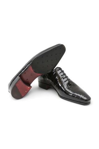 Artioli Biagio Exotic Alligator Whole Cut Oxford (ART1107)-AmbrogioShoes