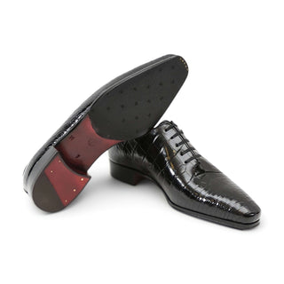 Artioli Biagio Men's Luxury Italian Shoes Exotic Alligator Whole Cut Oxford (ART1107)-AmbrogioShoes