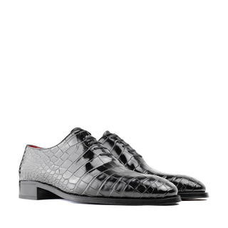 Artioli Cassio Exotic Alligator Skin Oxford (ART1199)-AmbrogioShoes