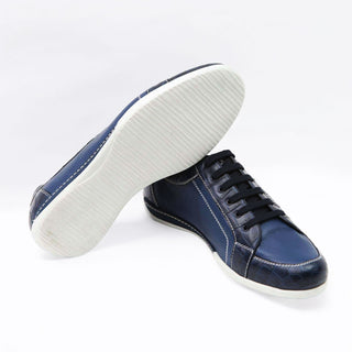 Artioli Charles Men's Shoes Exotic Alligator / Deer Skin Sneaker (ART1158)-AmbrogioShoes