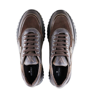 Artioli Charlie Men's Shoes Suede / Calf-Skin Leather / Deer-Skin Sneaker (ART1194)-AmbrogioShoes