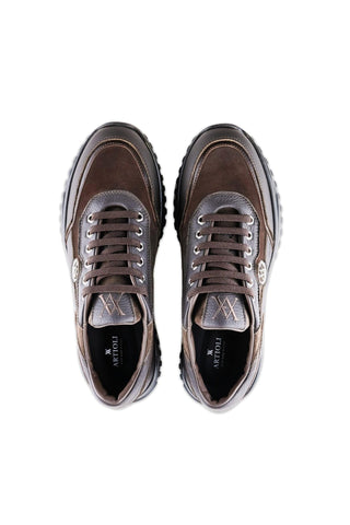 Artioli Charlie Suede / Leather / Deer-Skin Sneaker (ART1194)