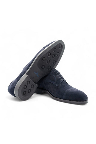 Artioli Christian Suede Cap-Toe Derby (ART1065)-AmbrogioShoes