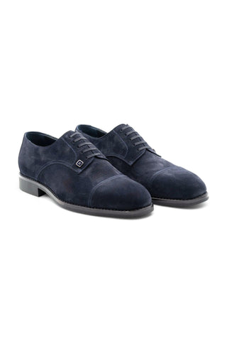 Artioli Christian Suede Cap-Toe Derby (ART1065)-AmbrogioShoes