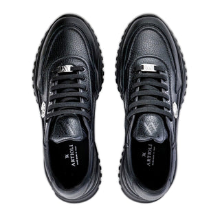 Artioli Clementine Men's Shoes Alce Calf-Skin Leather Sneaker (ART1209)-AmbrogioShoes