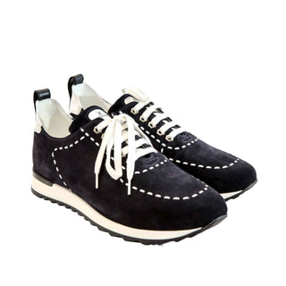 Artioli Coney Suede / Calf-Skin Leather Casual Sneaker (ART1155)-AmbrogioShoes
