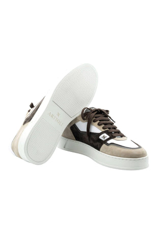 Artioli Conor Suede / Calf-Skin Leather Casual Sneaker (ART1128)