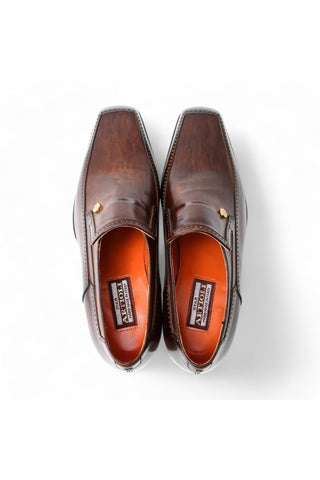 Artioli Cornelio Patina Calf-Skin Leather Loafers (ART1071)