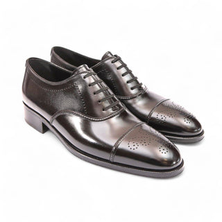 Artioli Corrado Men's Shoes Calf-Skin Leather Cap-Toe Oxford (ART1082)-AmbrogioShoes