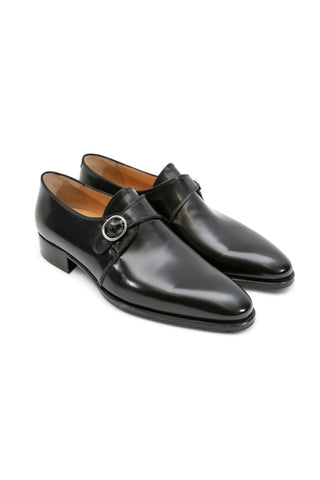 Artioli Daniele Calf-Skin Leather Single Monk-Strap (ART1105)-AmbrogioShoes