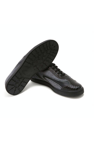 Artioli David Lizard Embosseded Suede / Leather Sneaker (ART1157)