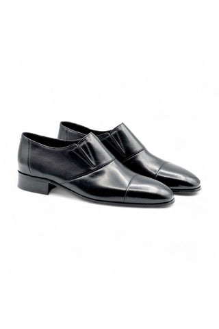 Artioli Decimo Buffalo Leather Slip-On Cap-Toe Loafers (ART1057)