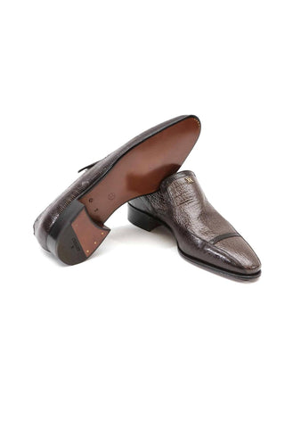 Artioli Donato Shark & Lizard Cap-Toe Loafers (ART1050)