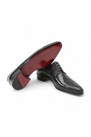 Artioli Edoardo Exotic Lizard / Buffalo Derby (ART1041)-AmbrogioShoes